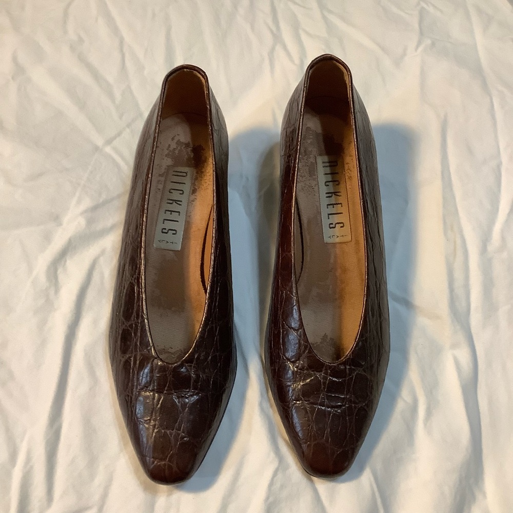Vintage Nickens alligator‎ pumps